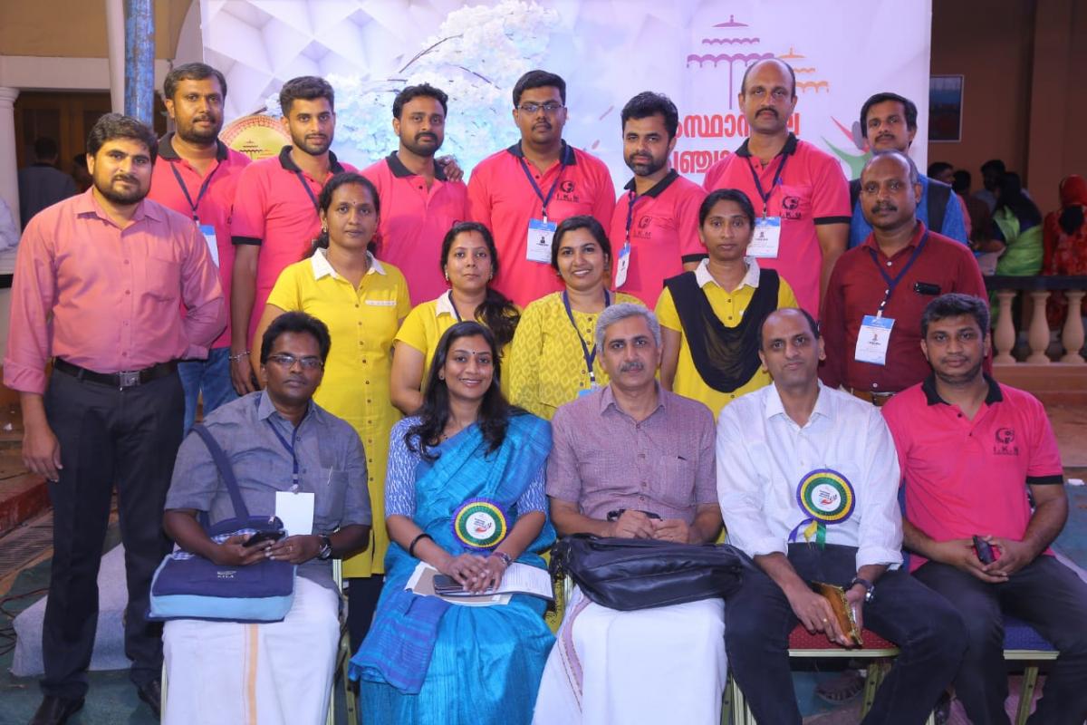 Panchayat Day Celebration-IKM Executive Director with Thrissur Team